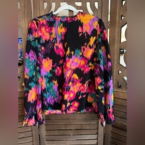 Vibrant Multicolor Women's Top- Size L